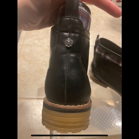 Tommy Hilfiger plaid combat boots - Picture 5 of 7